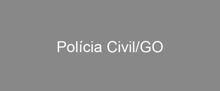 Provas Anteriores Polícia Civil/GO